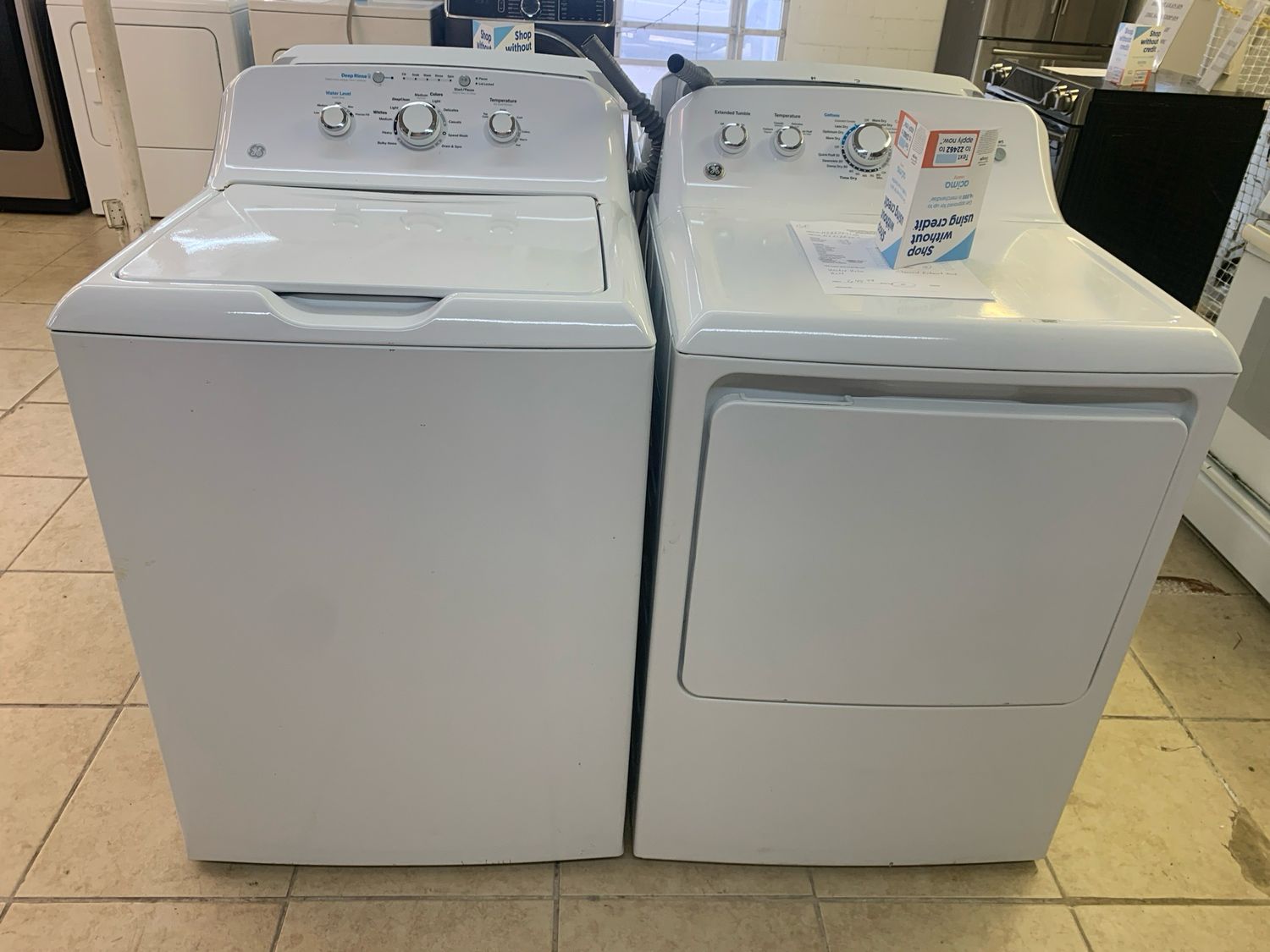 GE Laundry Set