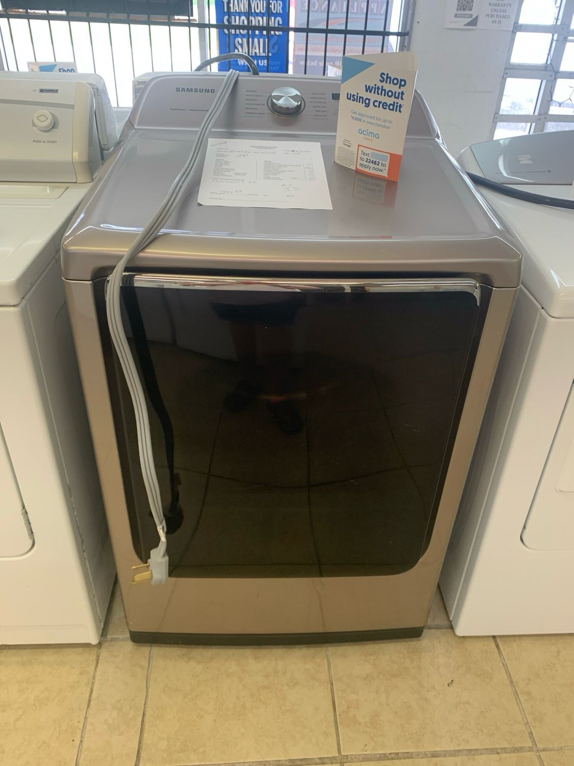 Samsung Dryer