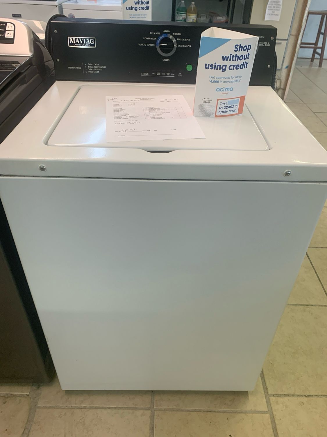 Maytag Washer