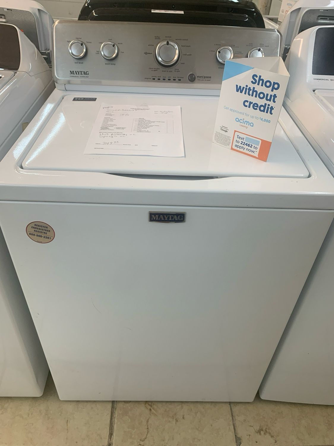 Maytag Washer