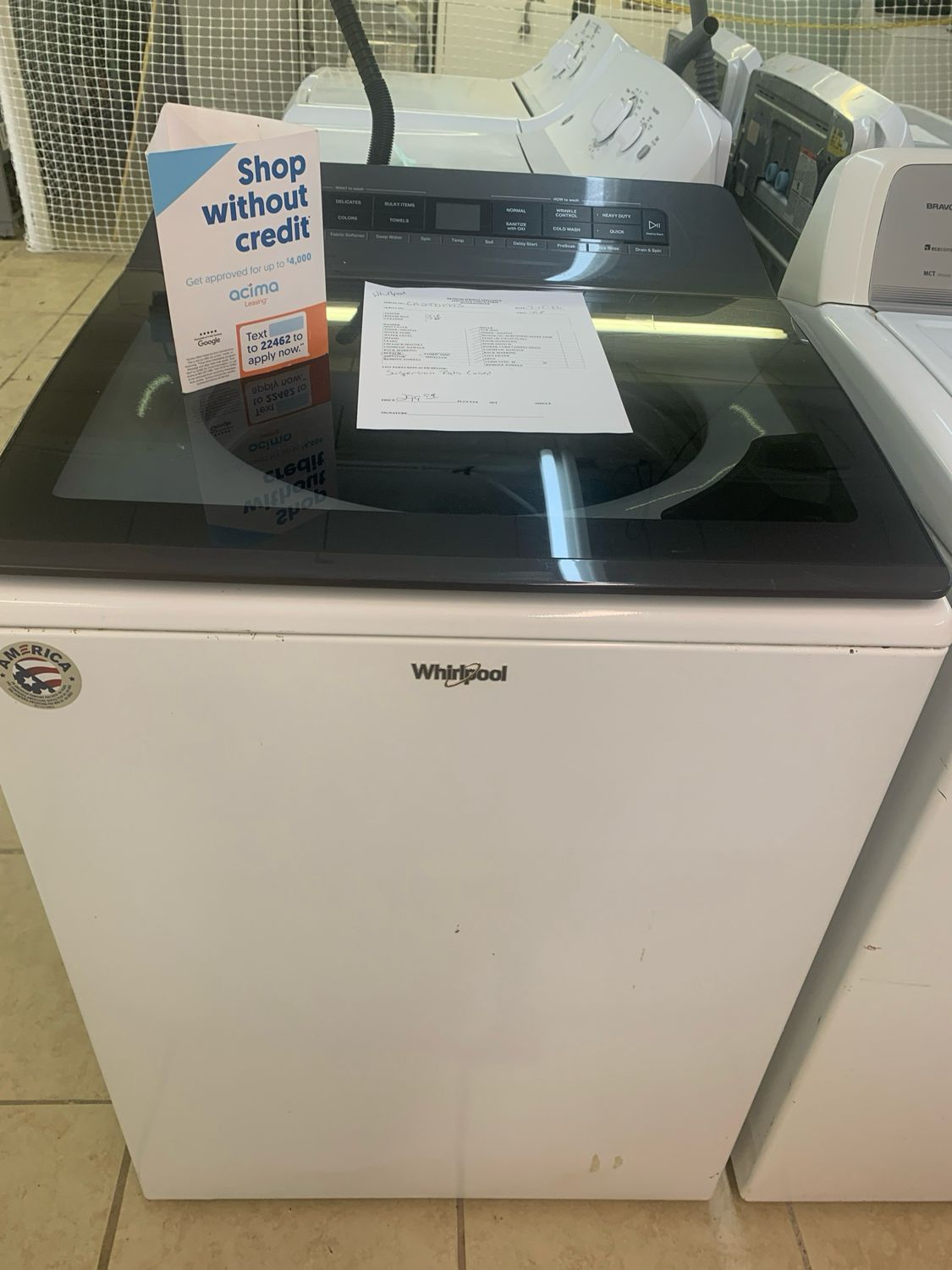 Whirlpool Washer