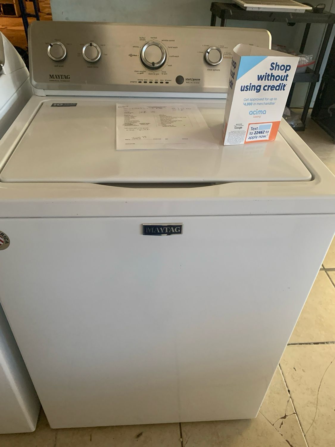 Maytag Washer