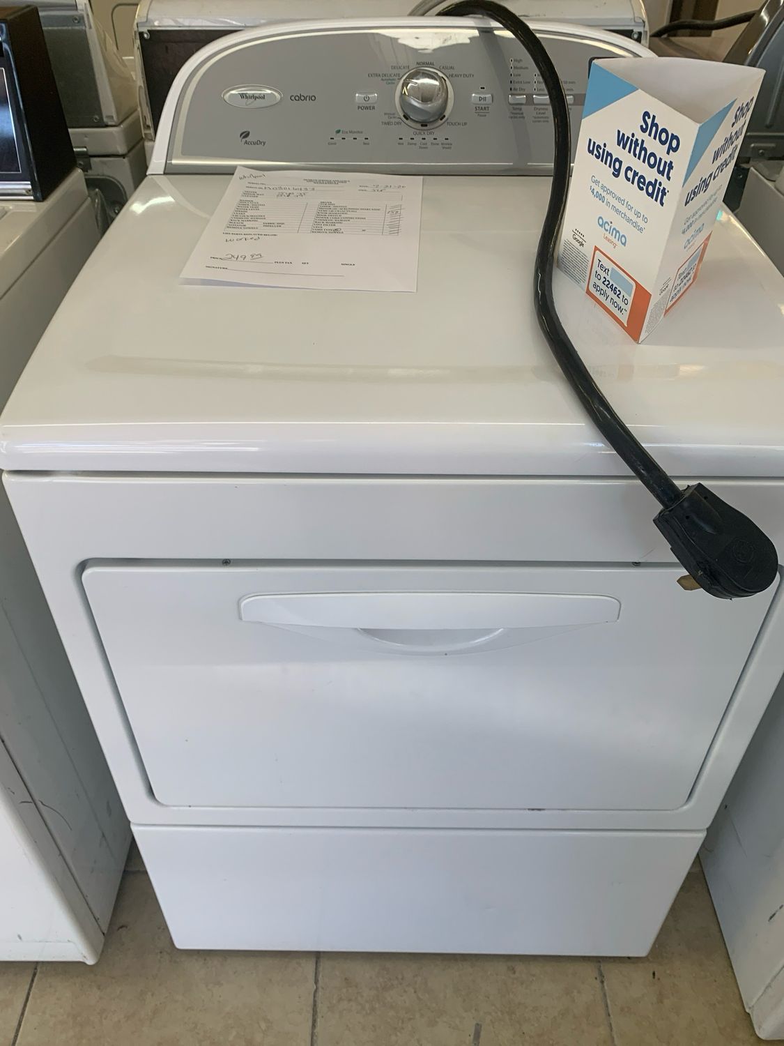 Whirlpool Dryer