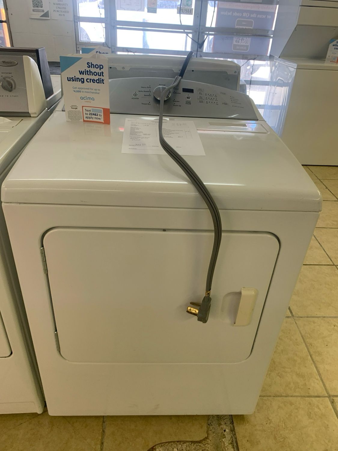 Kenmore Dryer