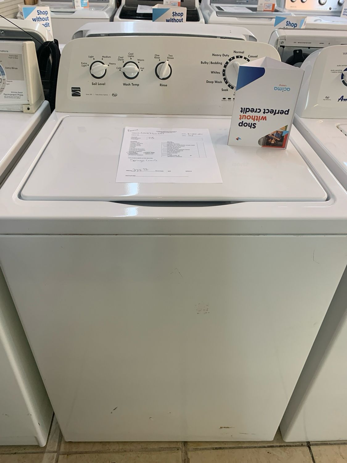 Kenmore Washer