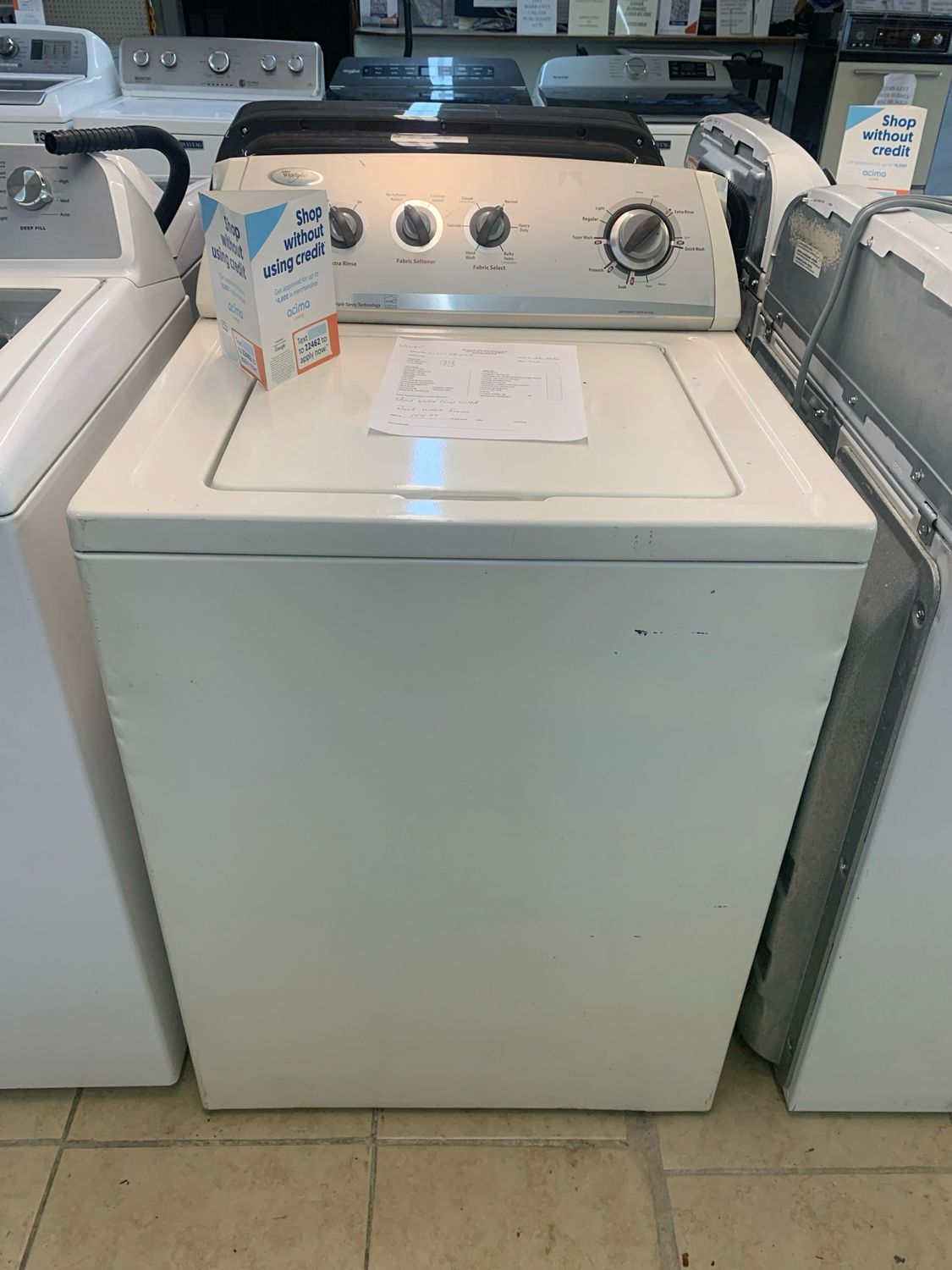 Whirlpool Washer