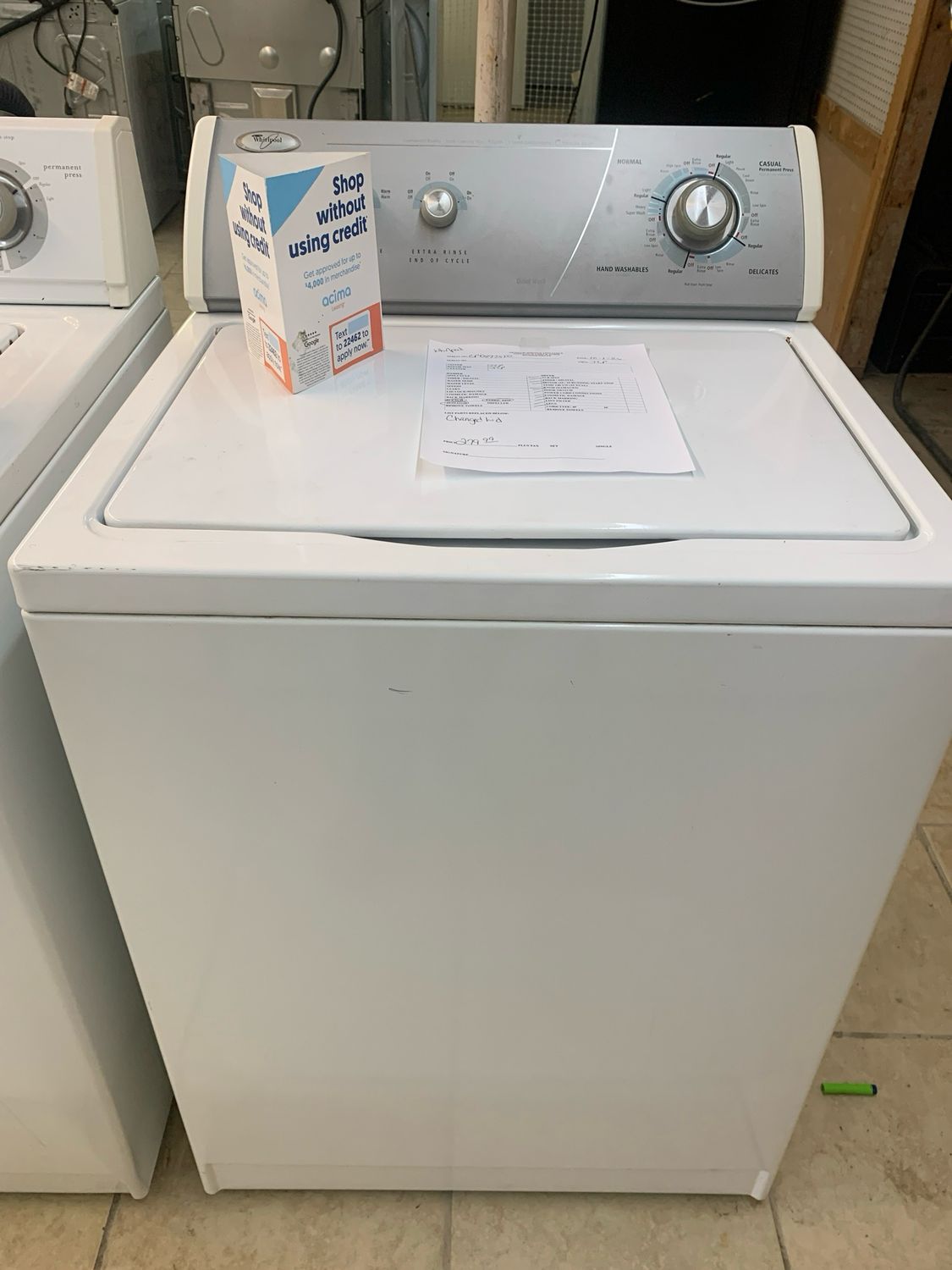 Whirlpool Washer