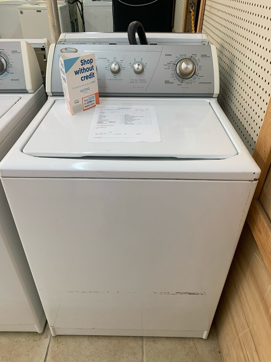 Whirlpool Washer