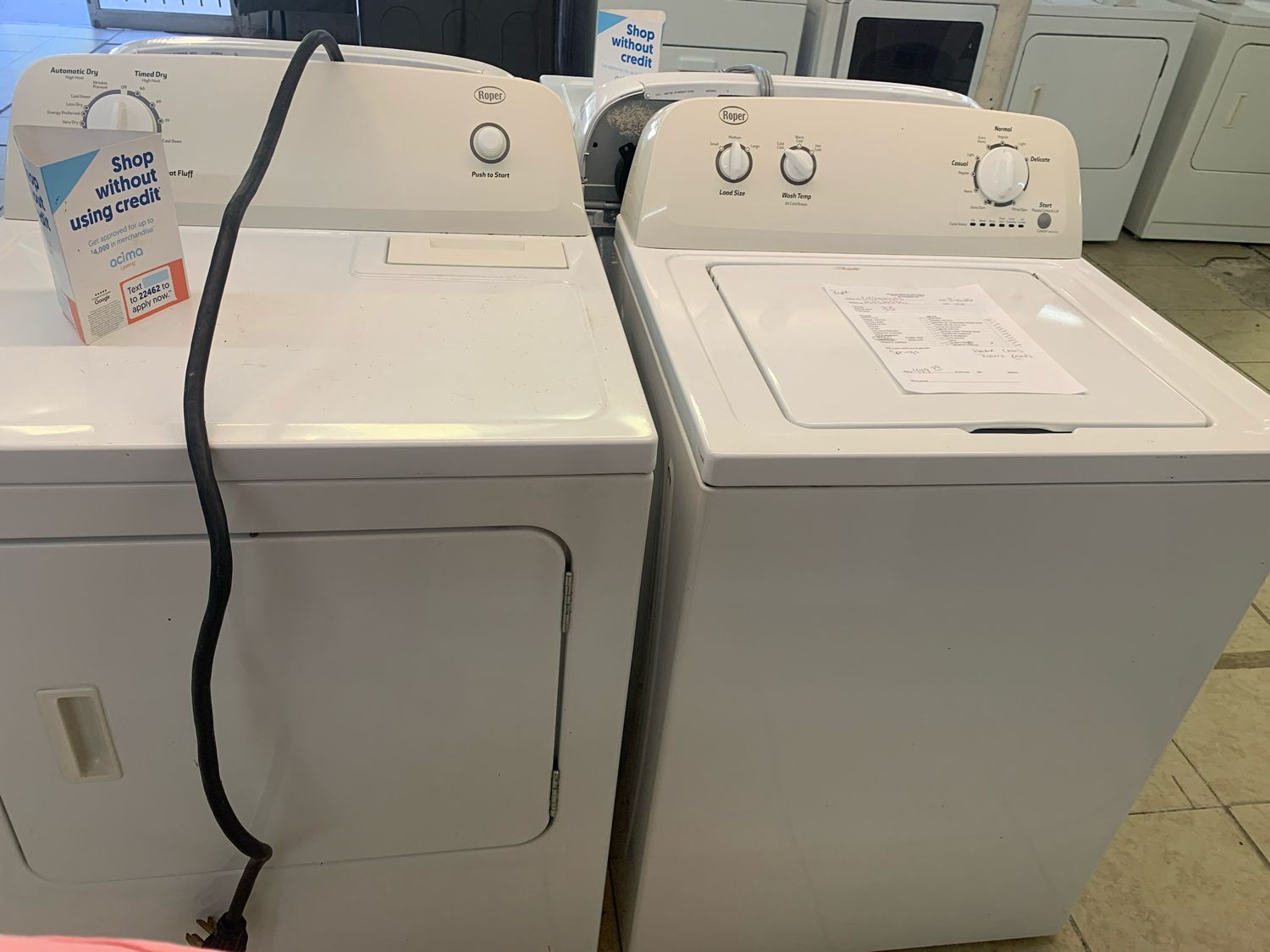 Roper Laundry Set