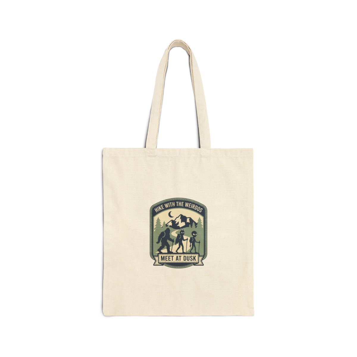 Cryptid Expedition Canvas Tote Bag | Wilderness Mystery Cryptid Expedition Canvas Tote Bag | Wilderness Mystery