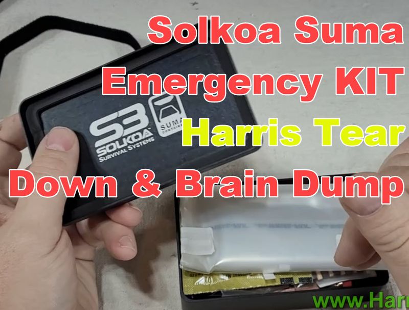 Harris Review and Expansion of a Famous Solka Special Operations Emergency Kit 1HR 45min Video