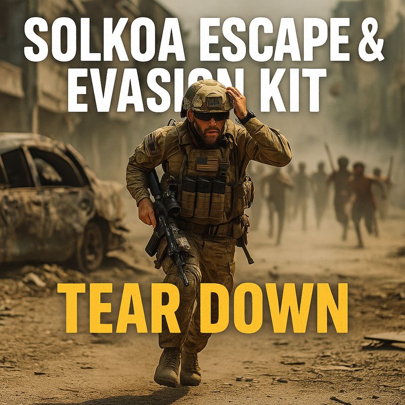 Harris SOLKOA SpecOps Emergency Escape &amp; Evasion Kit TEAR DOWN w/ the How, Why and USE of Each Items 1HR 45min Video [its LONG and DETAILED!]