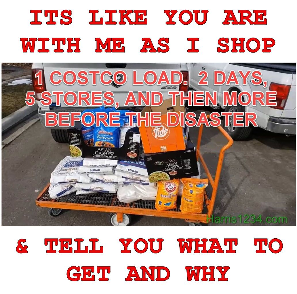 FOOD VIDEOS PACK #1 PRE-Disaster &amp; Pandemic Local Shopping 5.0 Hours Total
