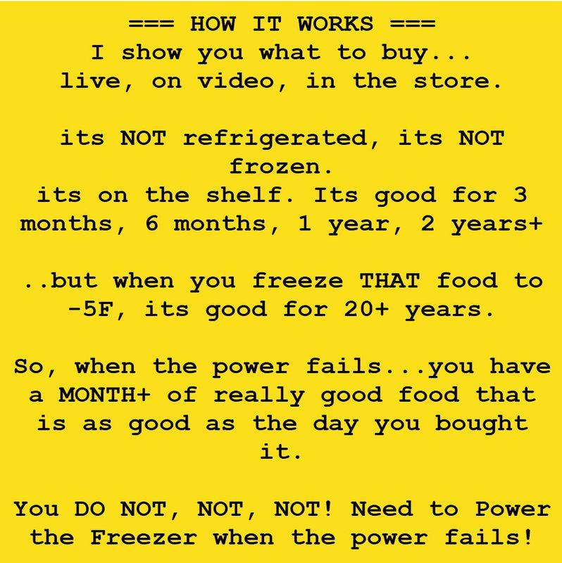 HARRIS FREEZER FAST Emergency Food Storage for 20 Years w a Freezer Even if the Power Fails Affordable, High Quality v01 PART 1&amp;2 3H40MIN