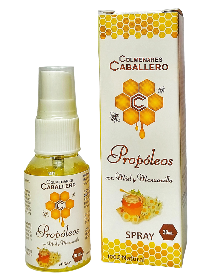 Propoleo con Miel  y  manzanilla Spray