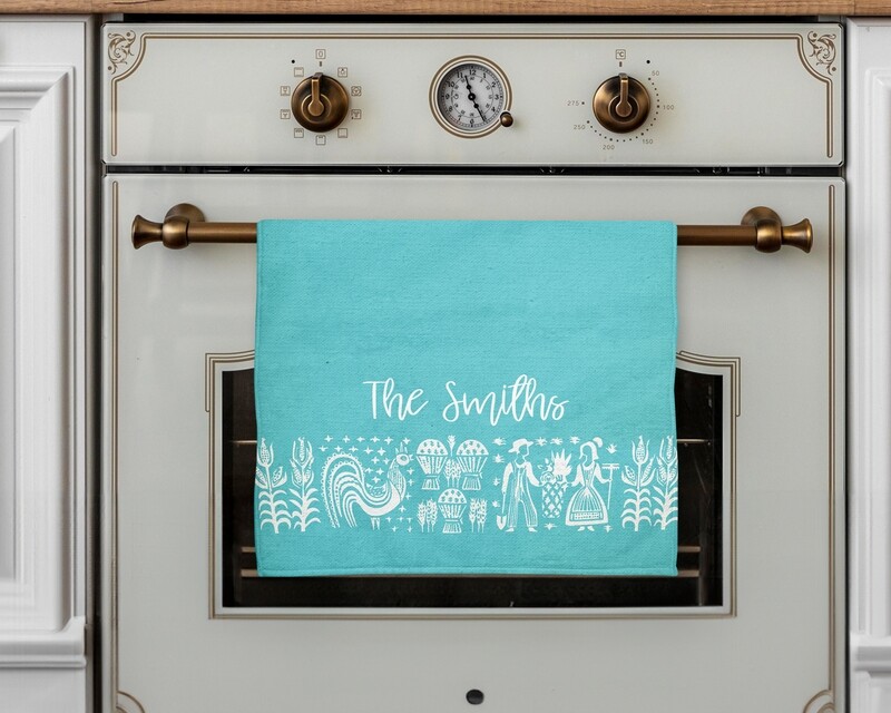 Vintage Inspired Micro Fiber Dish Towel