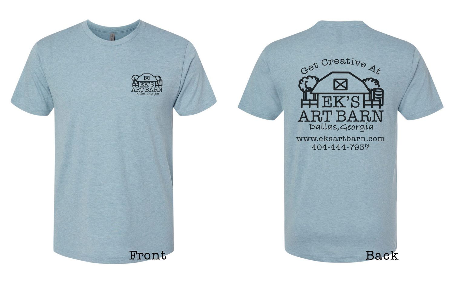 EK&#39;s Art Barn Stonewashed Denim Logo Tee