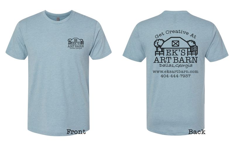 EK&#39;s Art Barn Stonewashed Denim Logo Tee