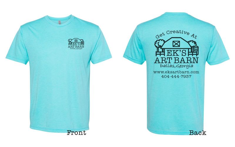EK&#39;s Art Barn Tahiti Blue Logo Tee
