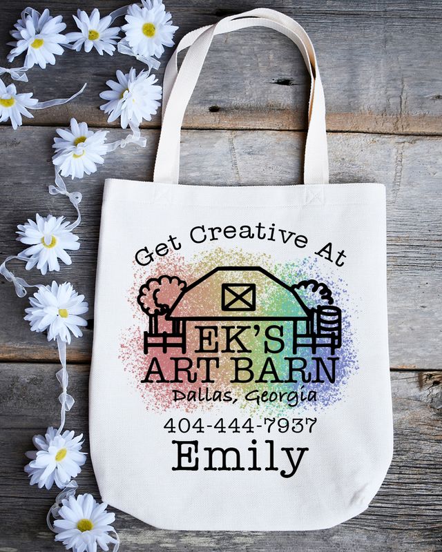EK&#39;s Art Barn Linen Tote Bag