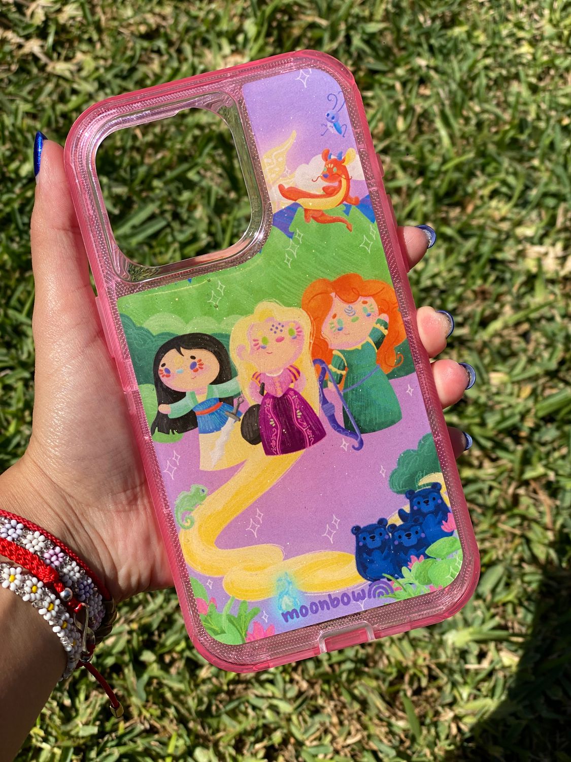 Iphone 15 Pro Max - Mulan Rapunzel y Mérida