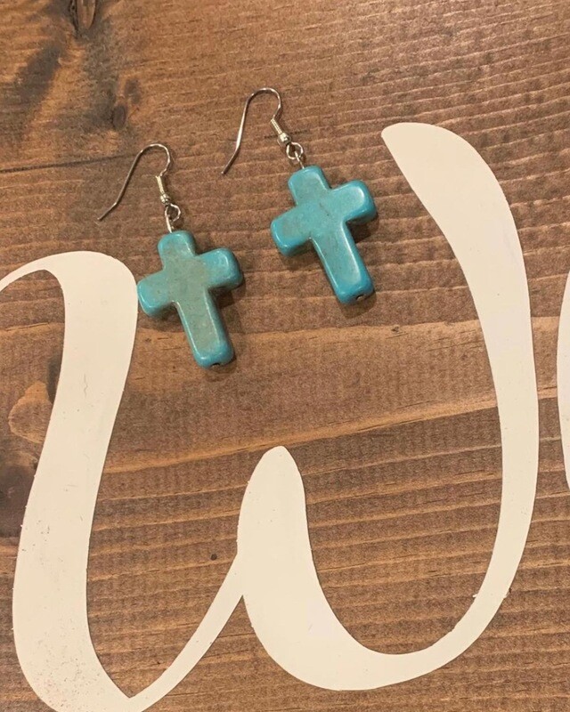 Cross earrings