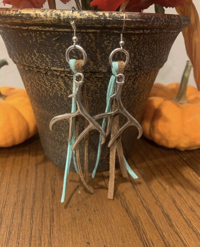 Antler earrings