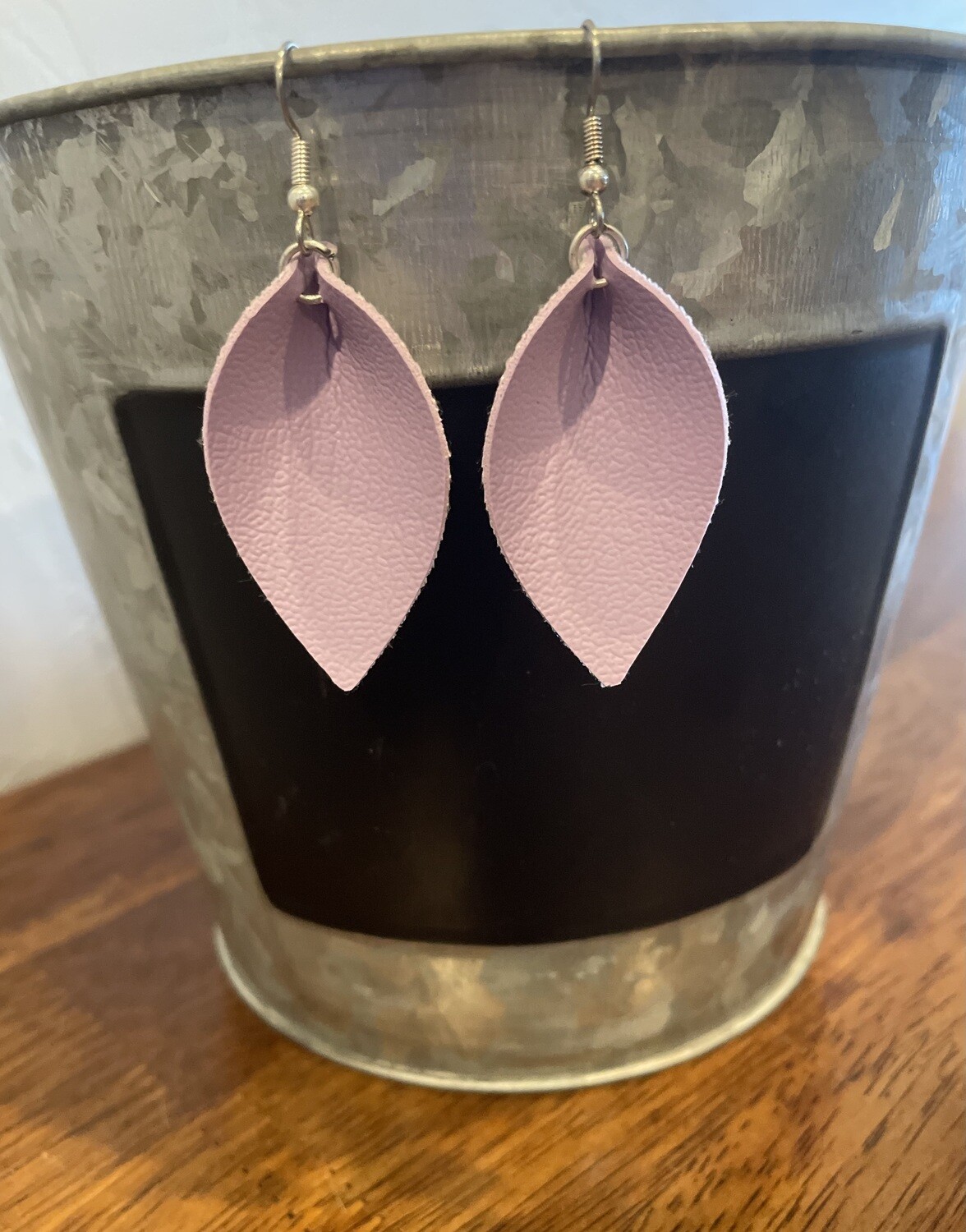 purple earrings