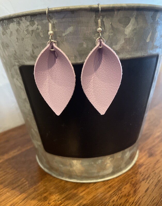 purple earrings