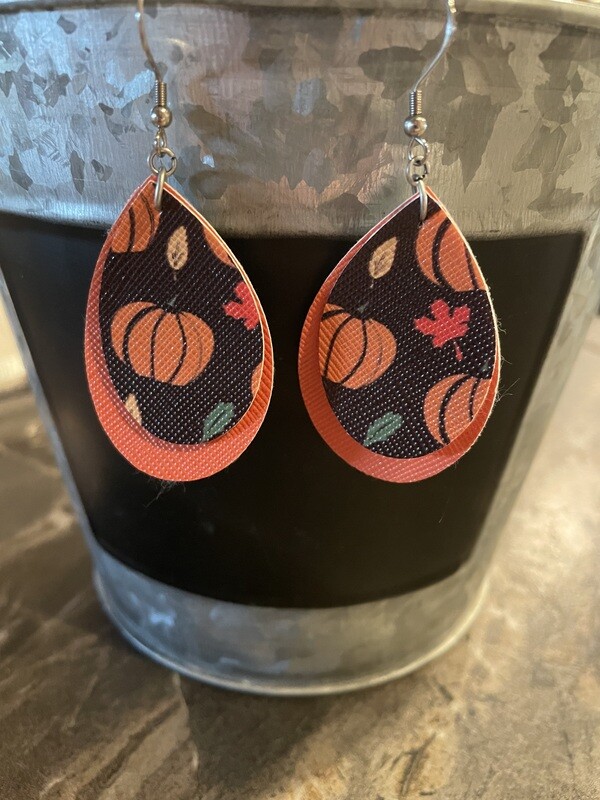 Pumpkin earrings