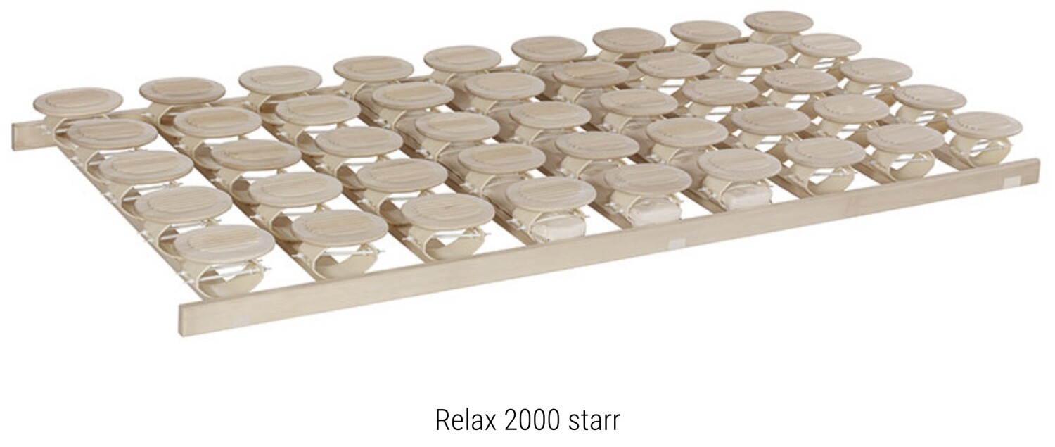 Bettsystem Relax 2000 • Zirbe, Ausführung: starr, Schulterabsenkung: mit-schulterabsenkung