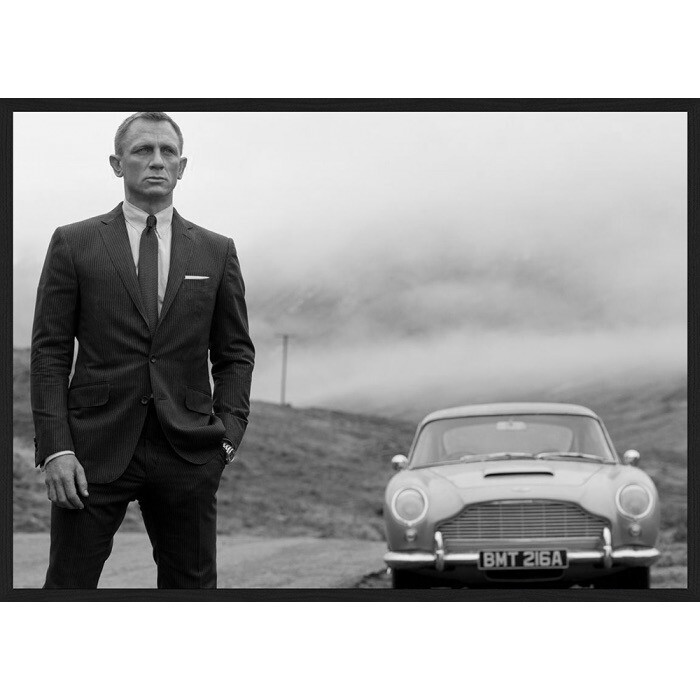 Riviera Maison Daniel Craig as James Bond 100x140 cm