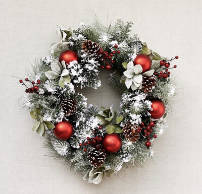 Riviera Maison Classic New York Christmas Wreath 65cm Riviera Maison Classic New York Christmas Wreath 65cm