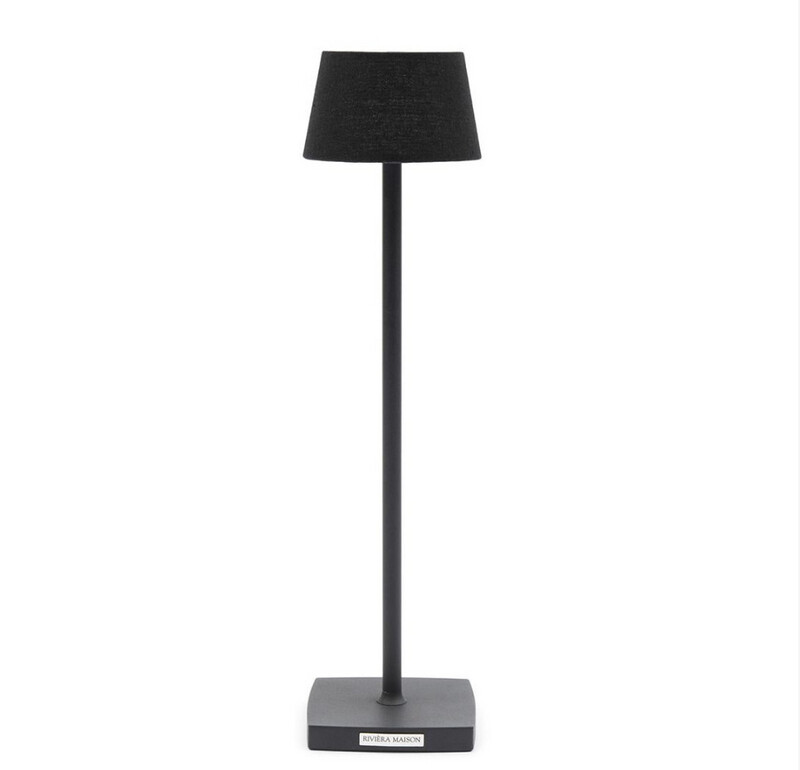 Riviera Maison USB Lampe Babine schwarz