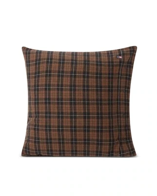 Lexington Flanell-Kissenbezug Braun kariert Lexington Flanell-Kissenbezug Braun kariert