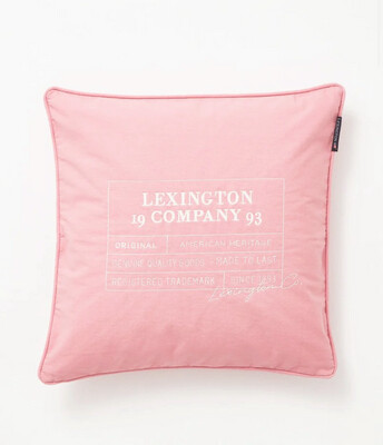 Lexington Kissenbezug mit Logo pink 50x50cm