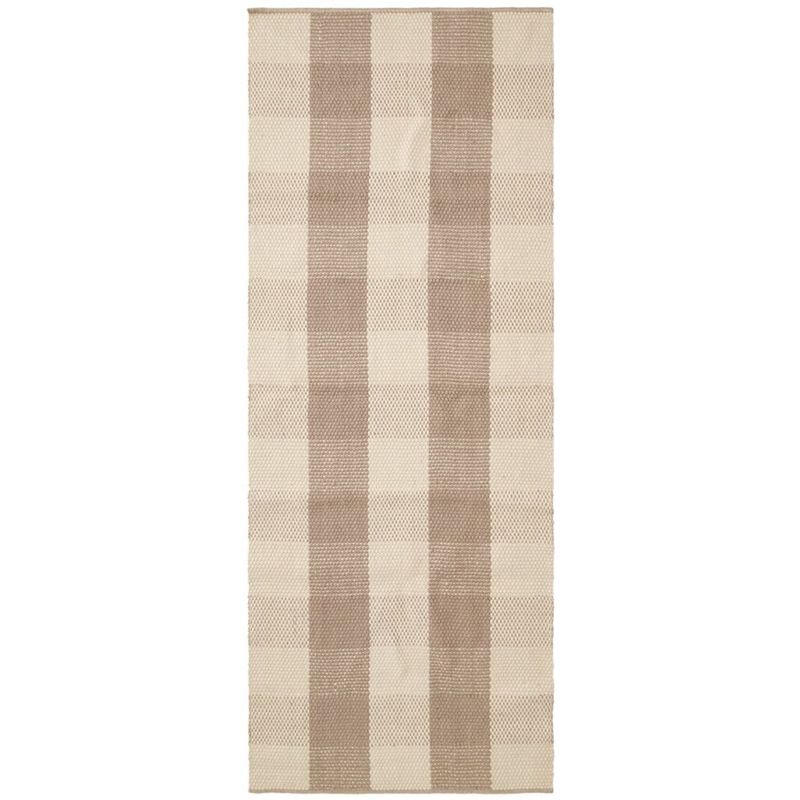 Lexington Läufer beige kariert 80x220cm