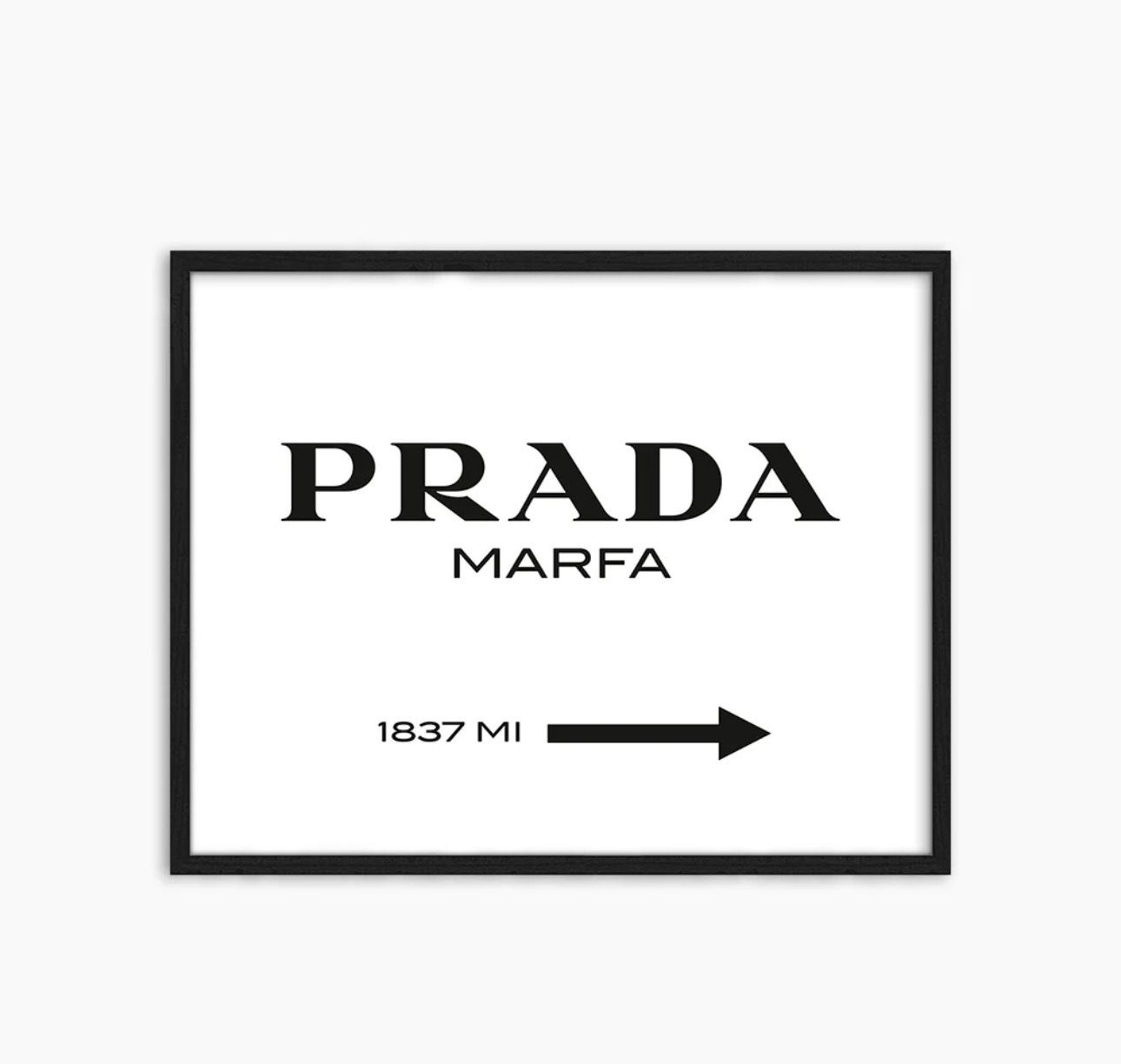 Wandbild Prada Marfa 50x60cm