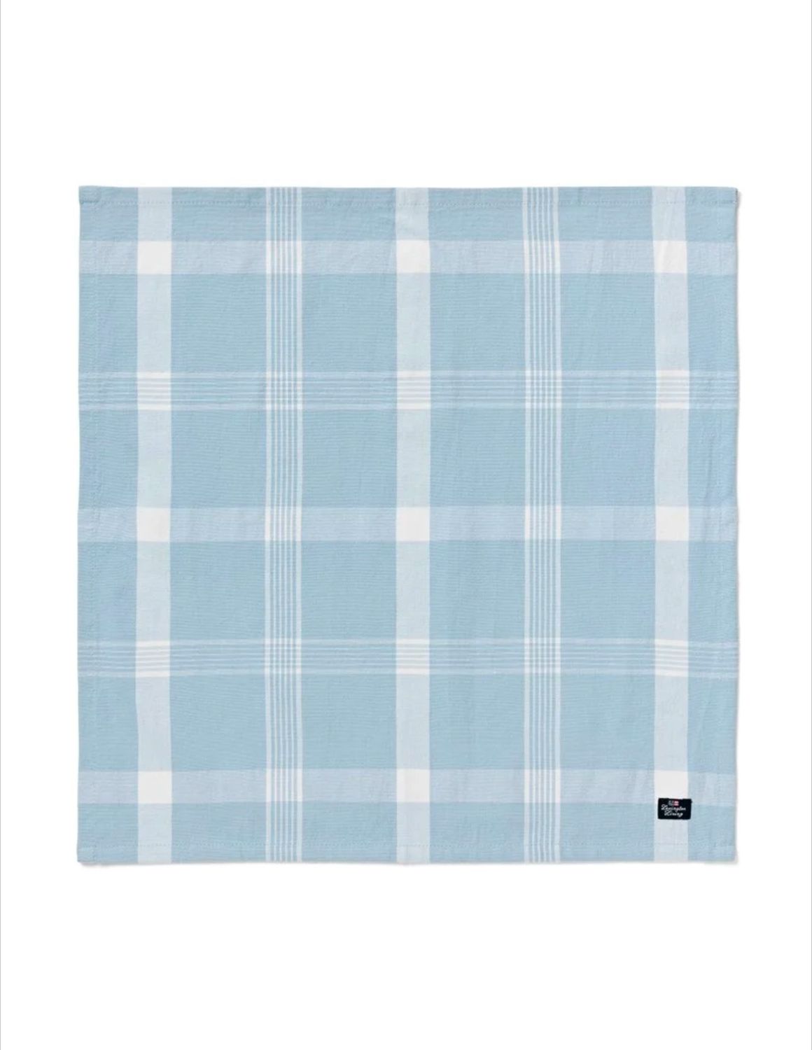 Lexington Serviette Oxford kariert Himmelblau/weiss 50x50cm