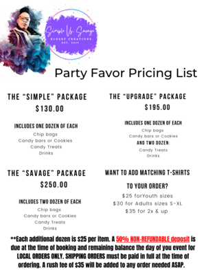PARTY FAVOR BUNDLES