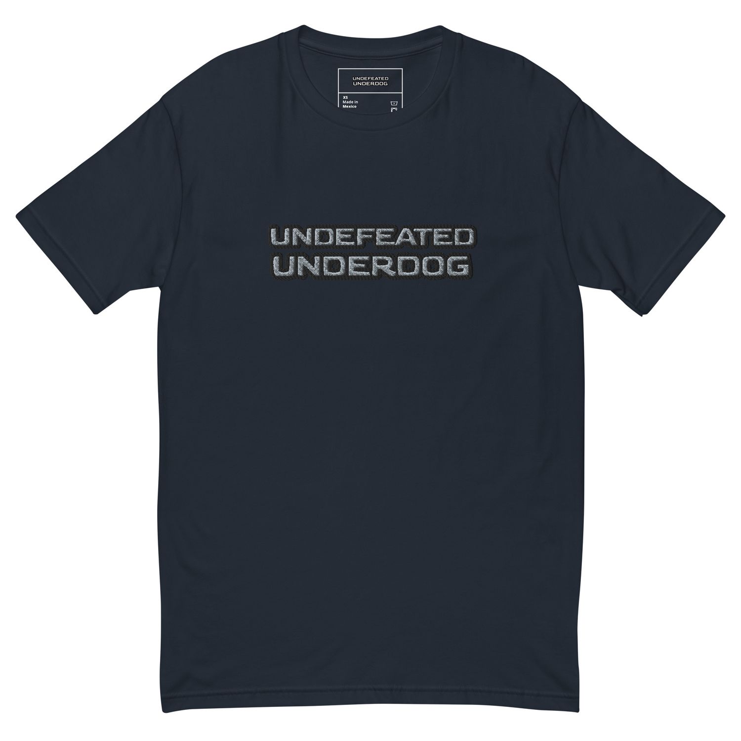 Undefeated Underdog Embroidered Short Sleeve Shirt