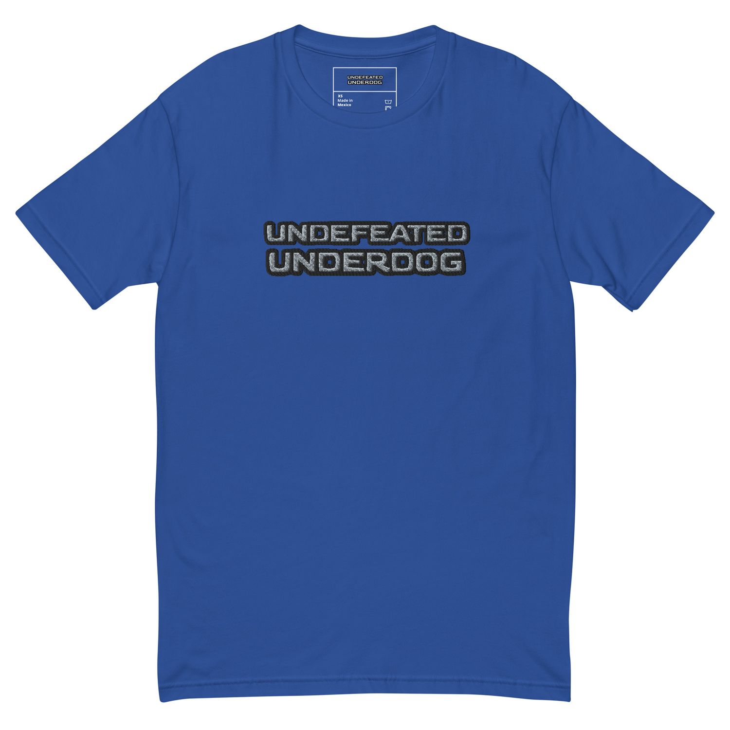 Undefeated Underdog Embroidered Short Sleeve Shirt