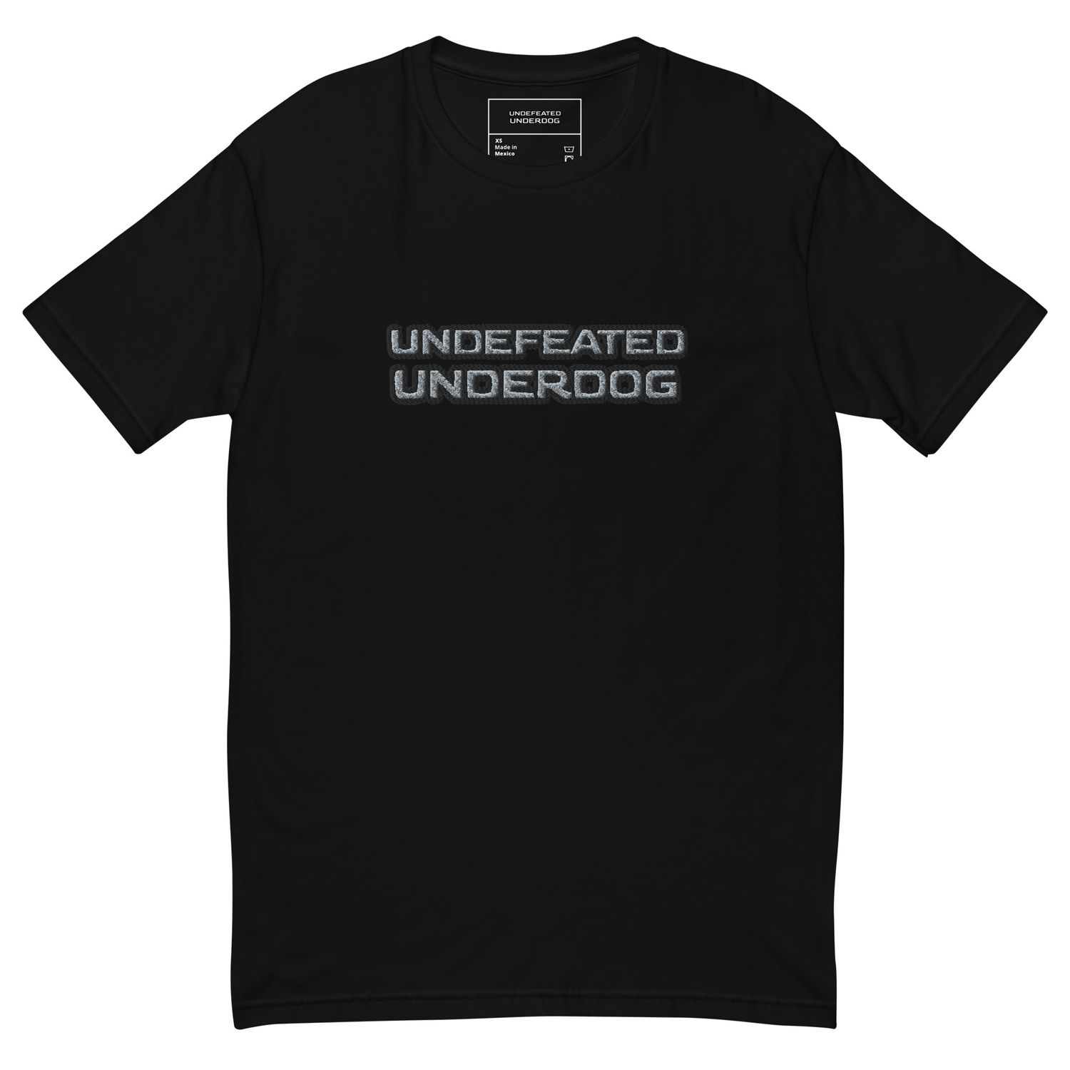 Undefeated Underdog Embroidered Short Sleeve Shirt