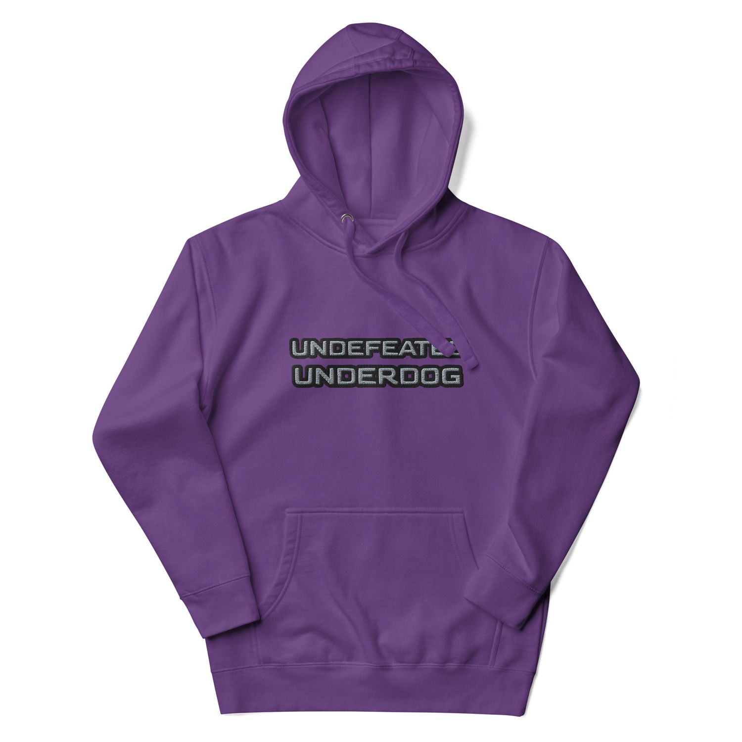 Undefeated Underdog Embroidered Premium Hoodie