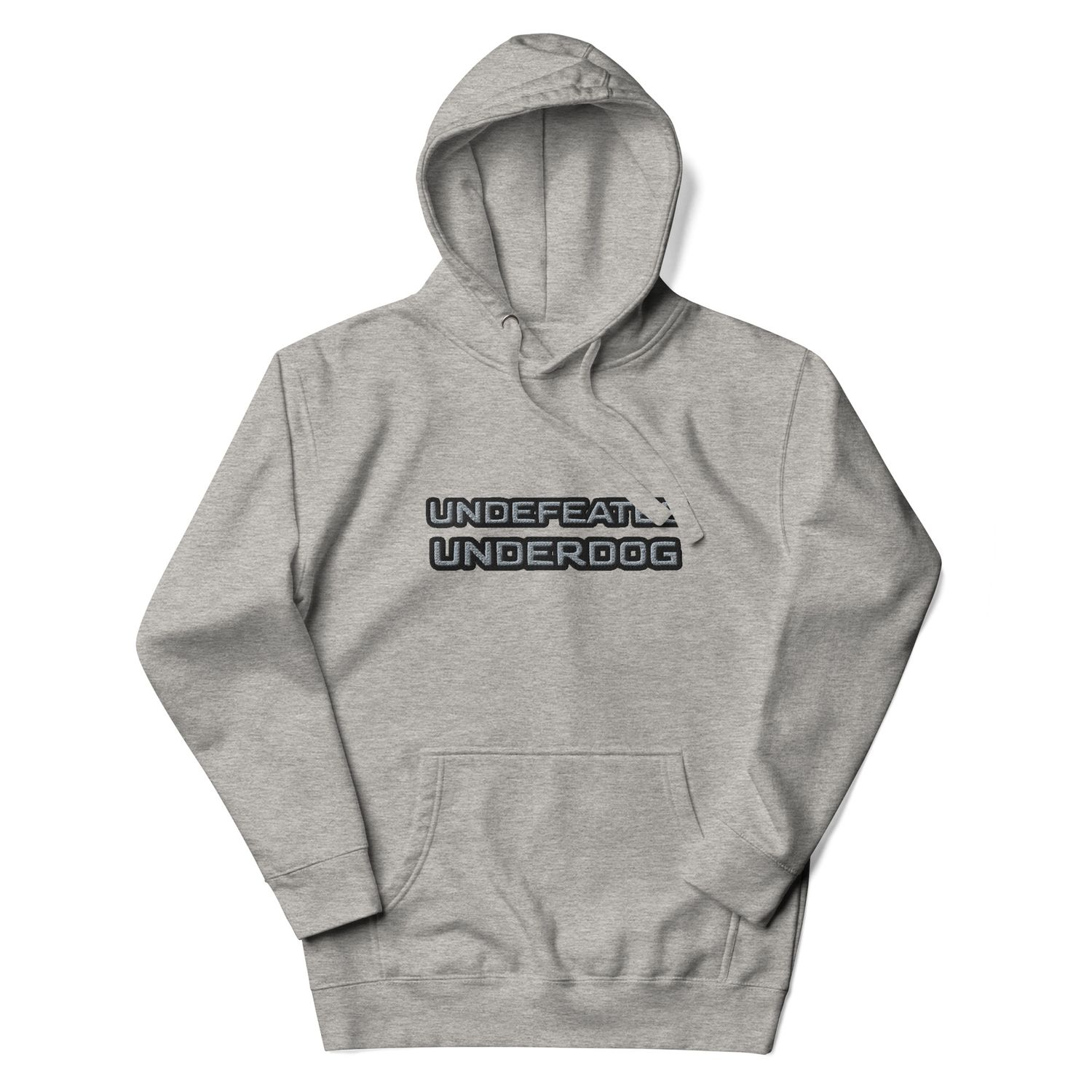 Undefeated Underdog Embroidered Premium Hoodie