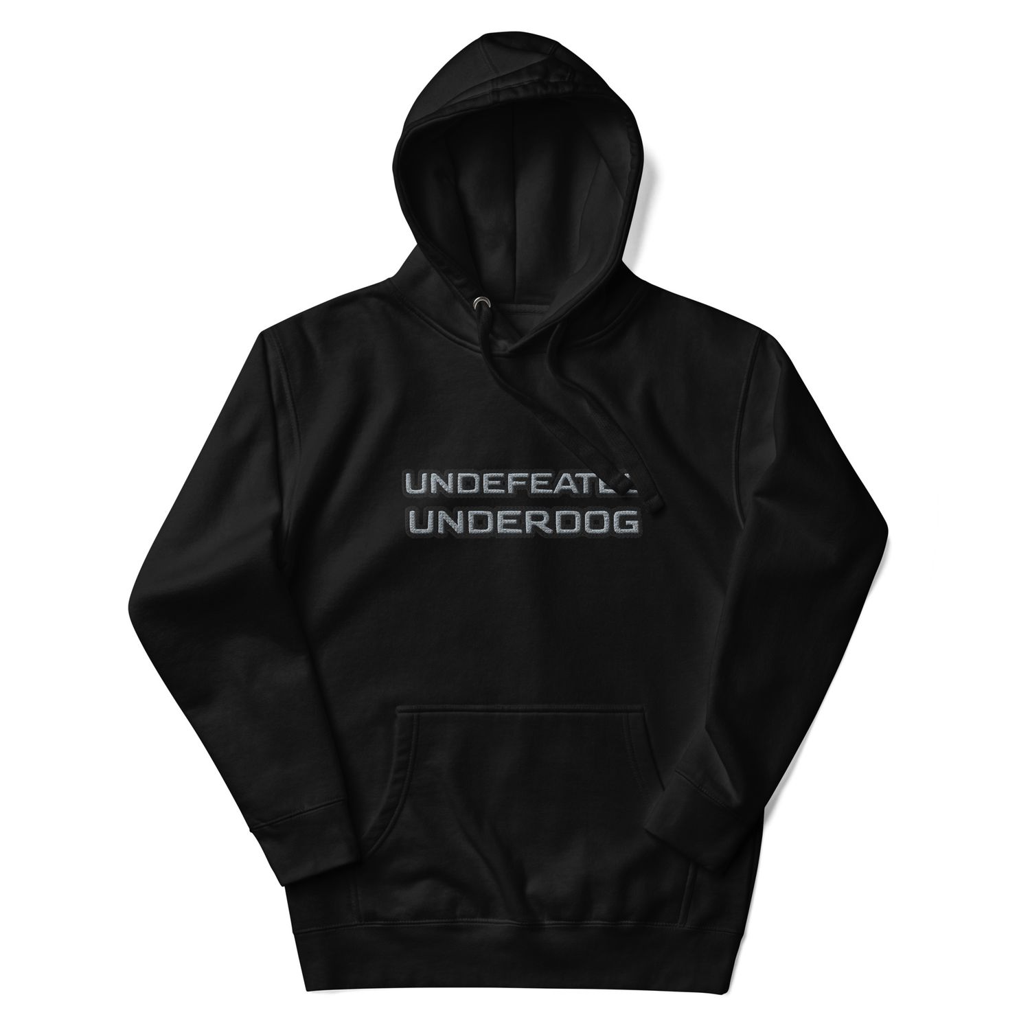 Undefeated Underdog Embroidered Premium Hoodie