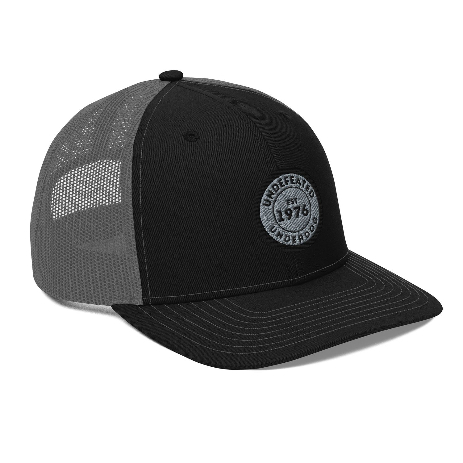 Undefeated Underdog Badge Trucker Cap