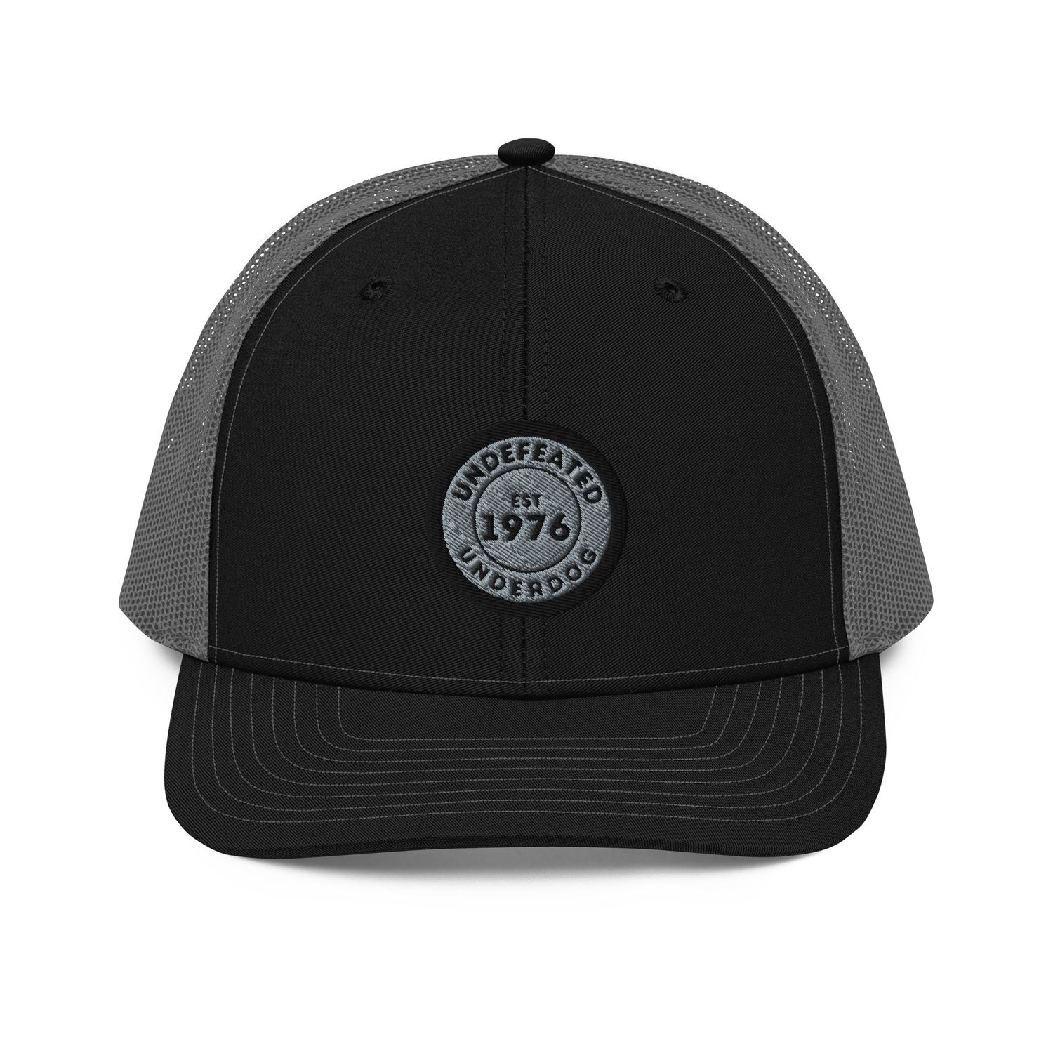 Undefeated Underdog Badge Trucker Cap