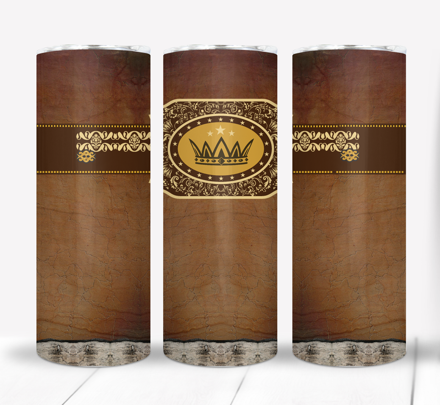 Cigar 20 ounce Skinny Tumbler
