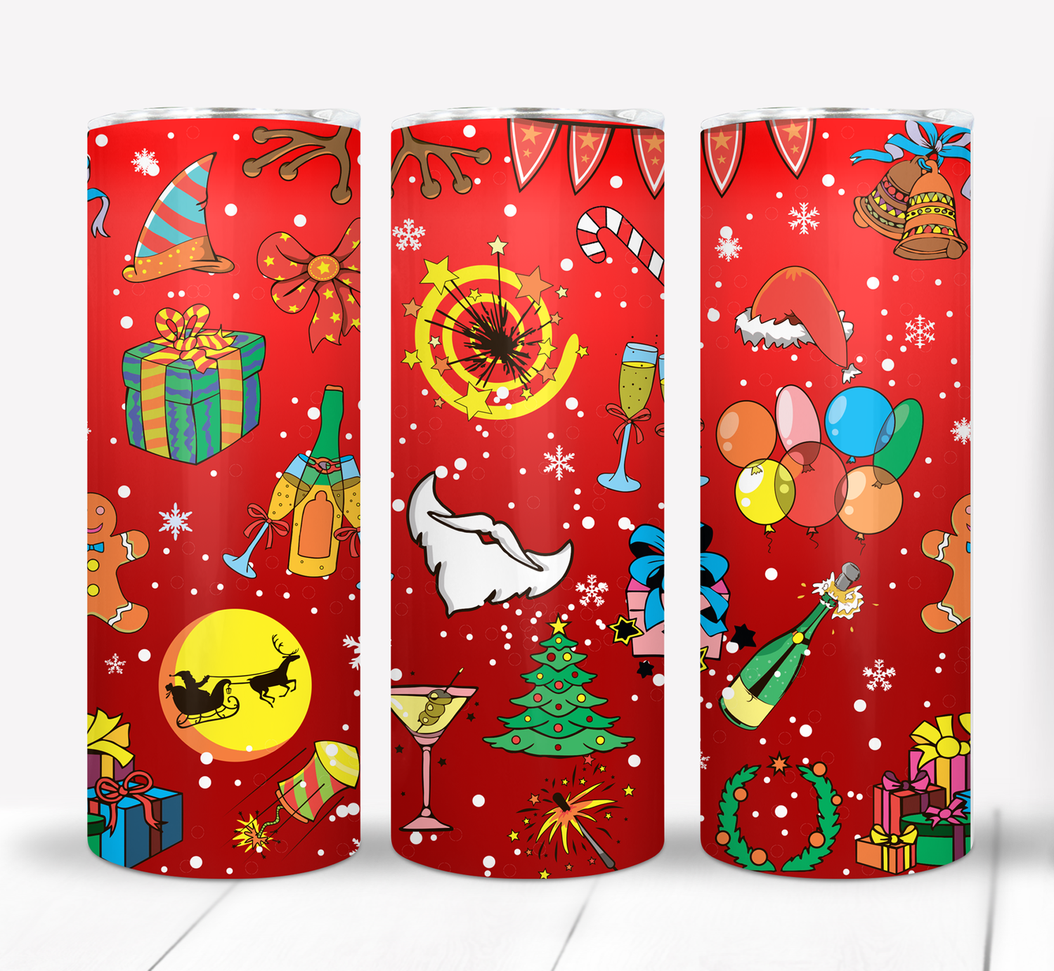 Christmas 20 ounce Skinny Tumbler